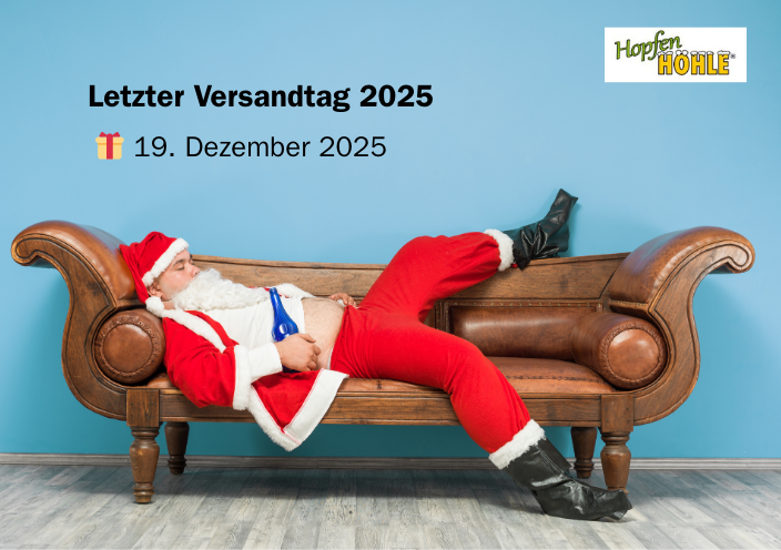 Wichtige Info: Letzter Versandtag 2025